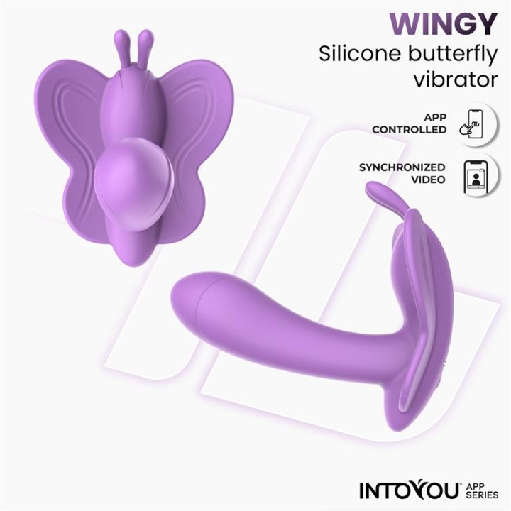 Wingy Estimulador Mariposa con APP Lavanda